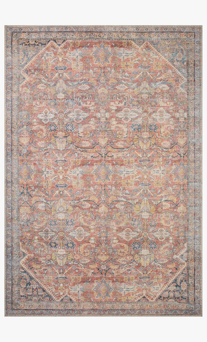 Loloi Adrian Rug - Rust / Denim