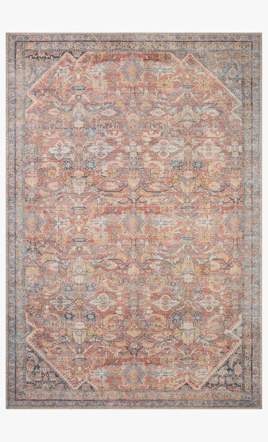 Loloi Adrian Rug - Rust / Denim