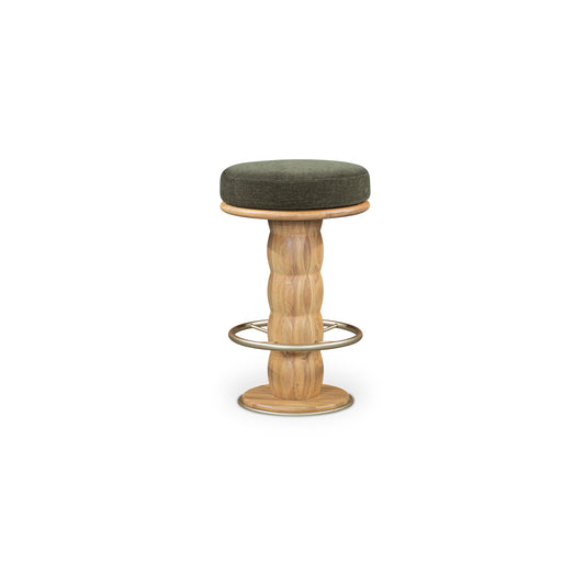 Nio Swivel Counter Stool - Dark Green