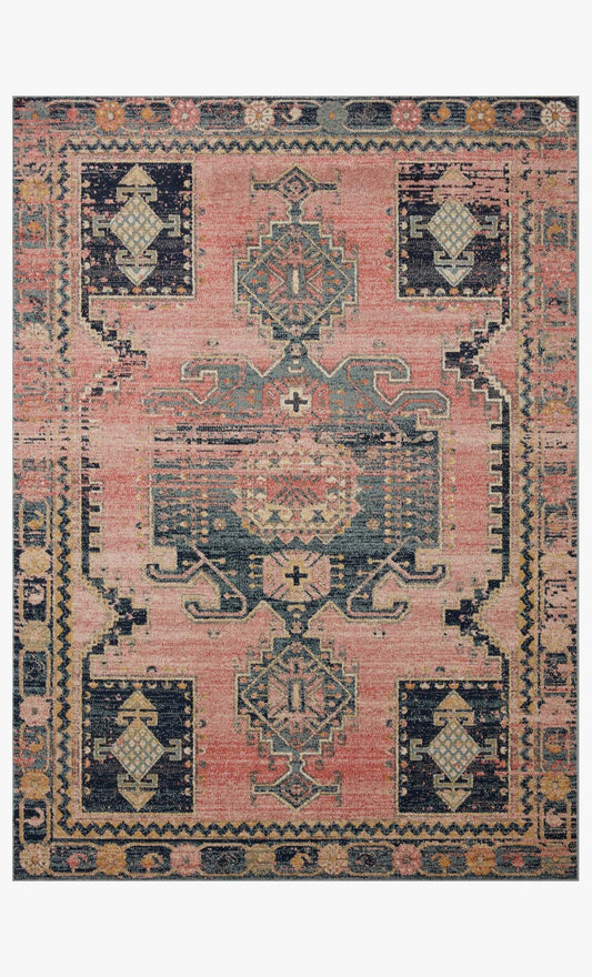 Loloi Jocelyn Rug - Rose / Rose