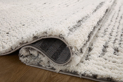 Loloi Levitt Shag Rug - Ivory / Grey