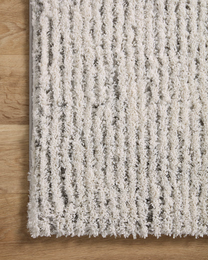 Loloi Levitt Shag Rug - Ivory / Grey
