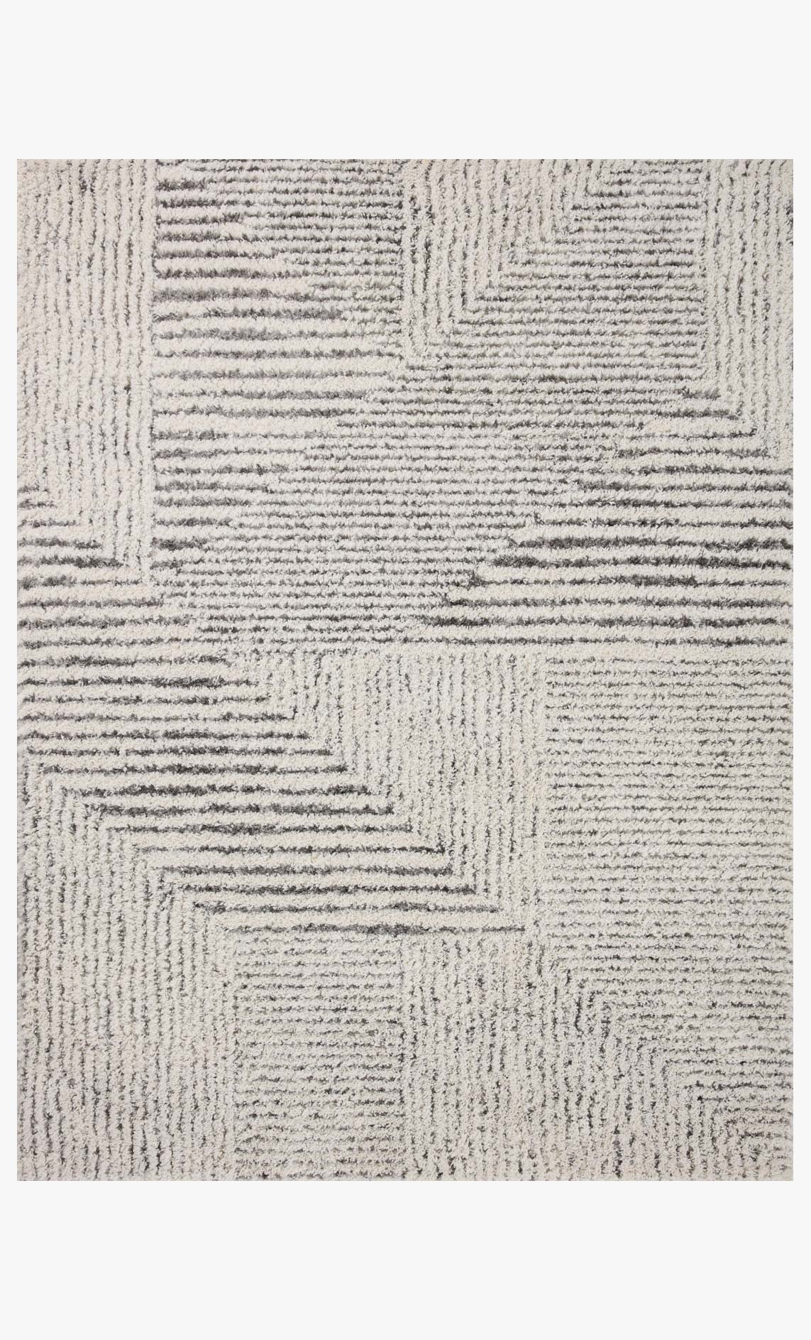Loloi Levitt Shag Rug - Ivory / Grey