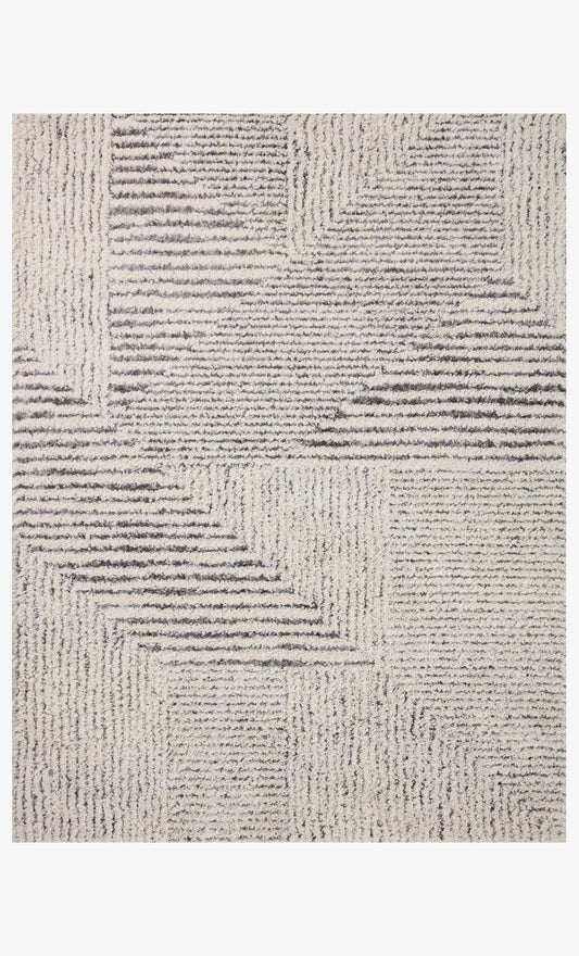 Loloi Levitt Shag Rug - Ivory / Grey