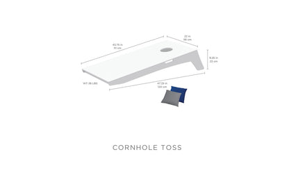 Ledge Lounger Cornhole Toss