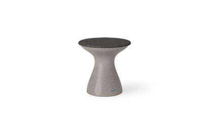 Ledge Lounger Autograph Tall Ice Bin Side Table with Fog lid and Sandstone base.