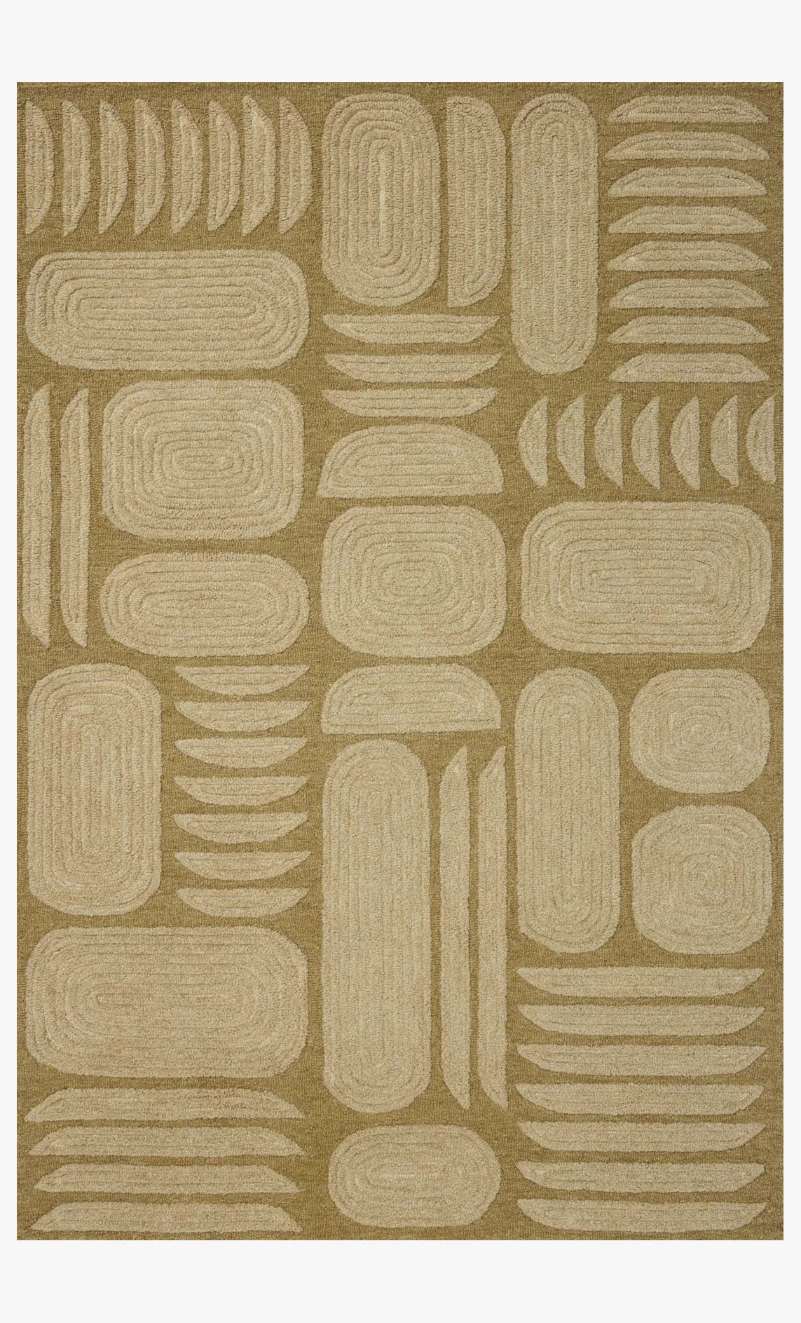 Loloi Madi Rug - Light Olive / Oatmeal