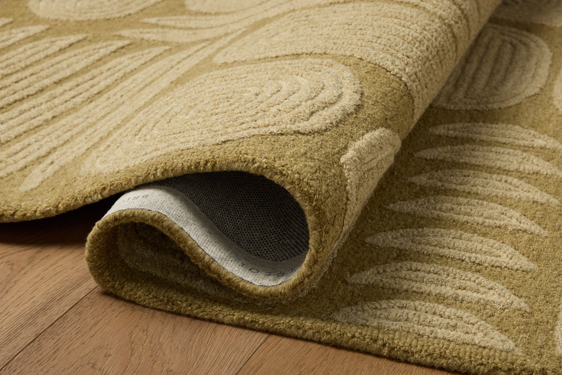 Loloi Madi Rug - Light Olive / Oatmeal