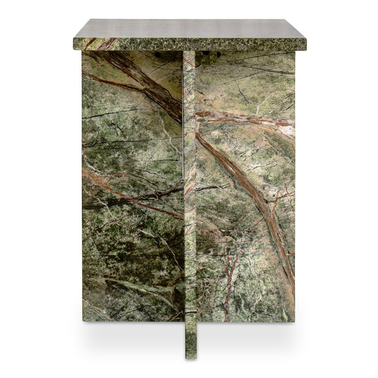 Blair Accent Table - Rainforest Green Marble