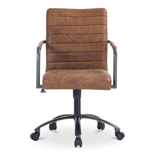 Roy Office Chair - Open Road Brown Leather