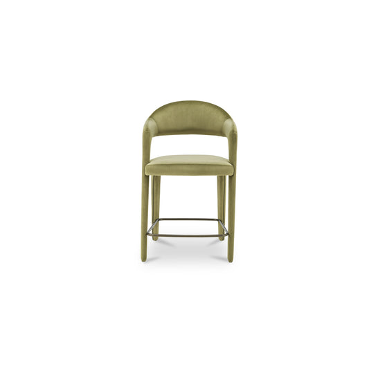 Martens Counter Stool - Green Velvet