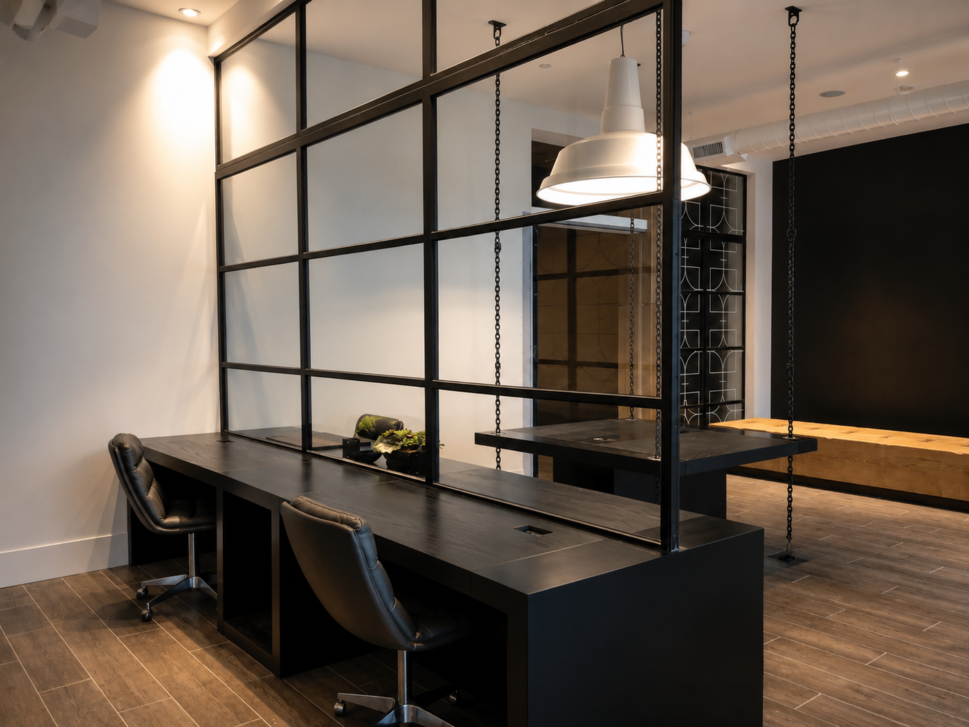 GOTN leasing space with industrial-modern materials