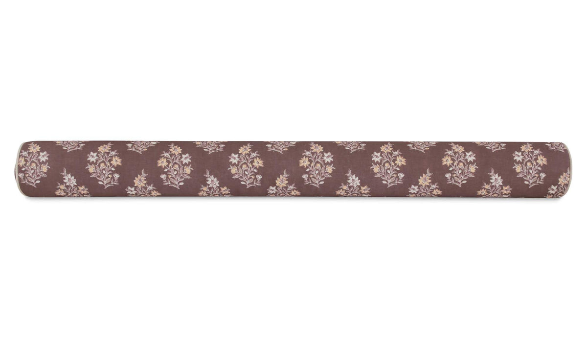 Sybil Large Bolster Pillow Dark Mauve